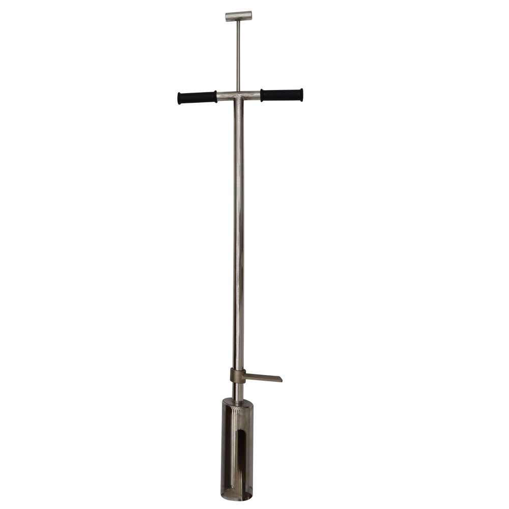 Stainless Steel Soil Sample Probe 2.7'' Dia Probe with 9.8inch Sample Ejector