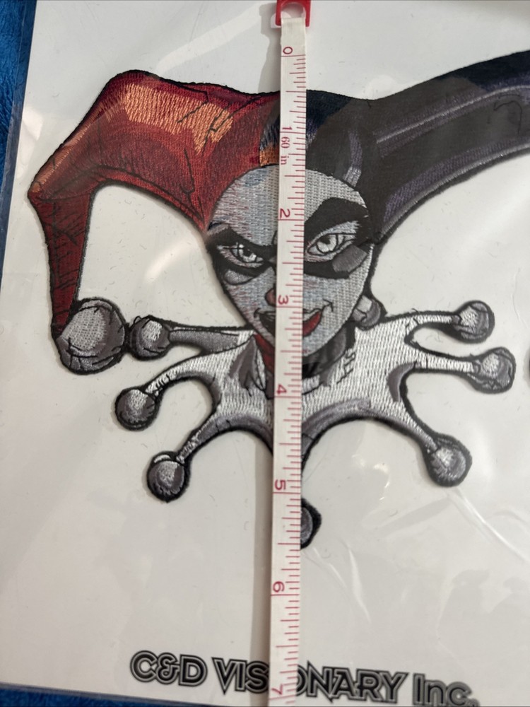 DC Harley Quinn Large Cloth Jacket Patch New 1342