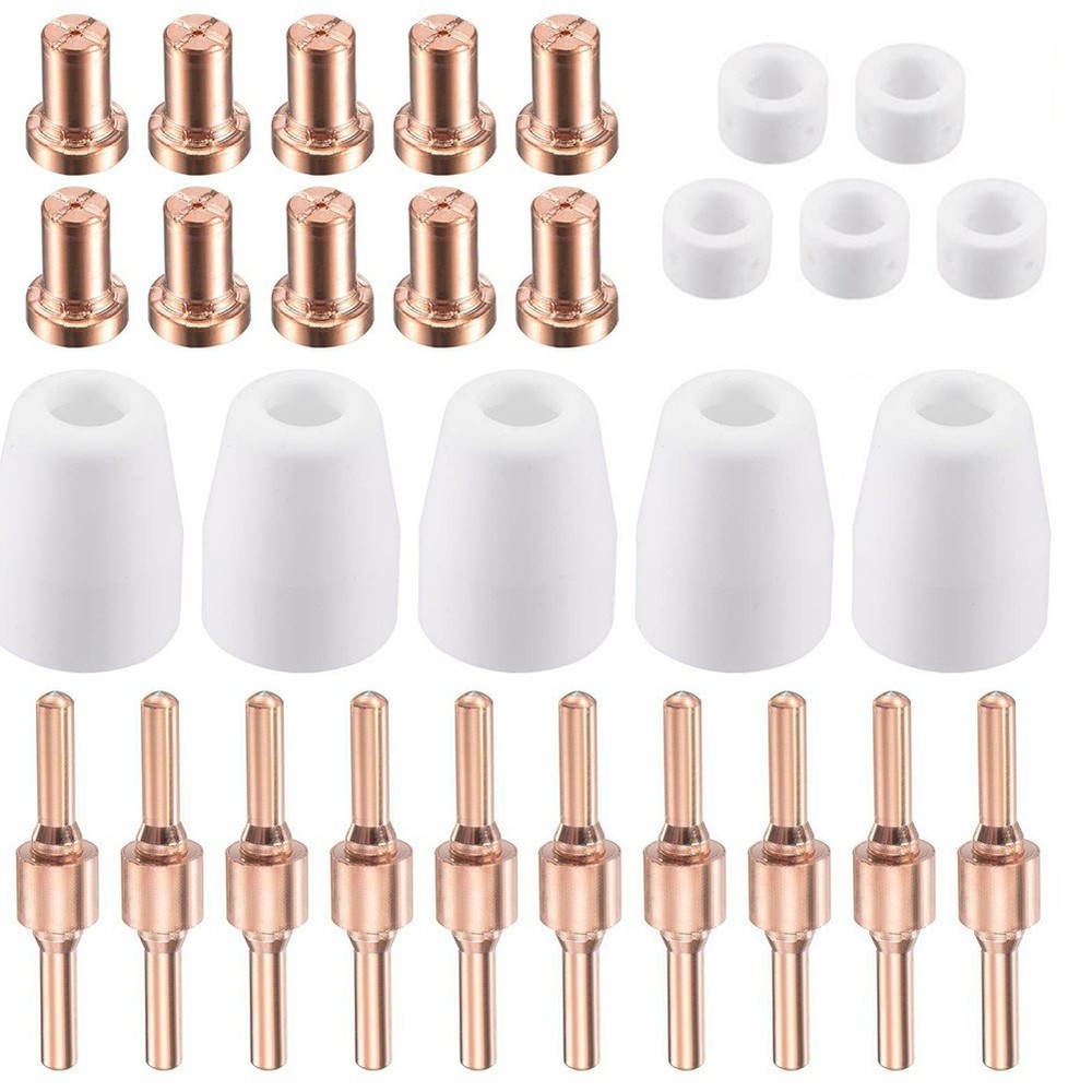 Electrodes Nozzles Plasma Cutter Accessories Copper&ceramic Torch Consumables