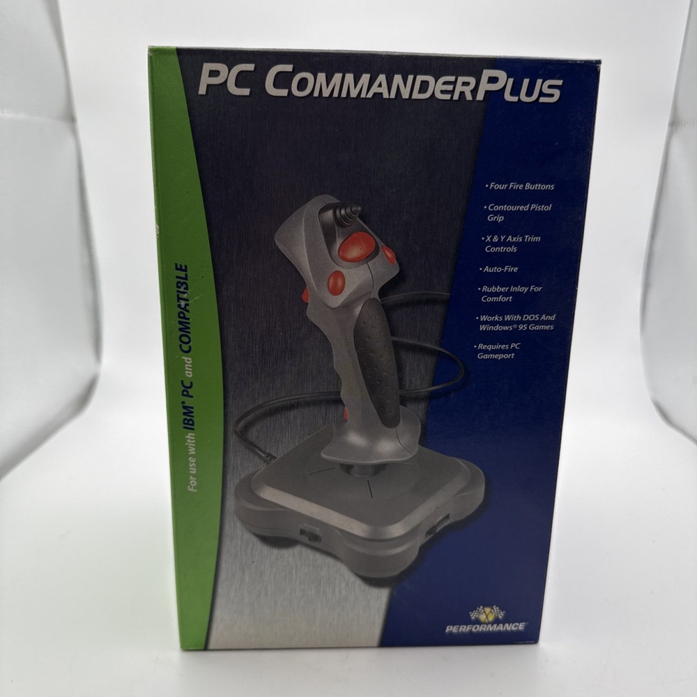 PC Raider Joystick Controller by Performance for DOS & Windows 95 Games NEW