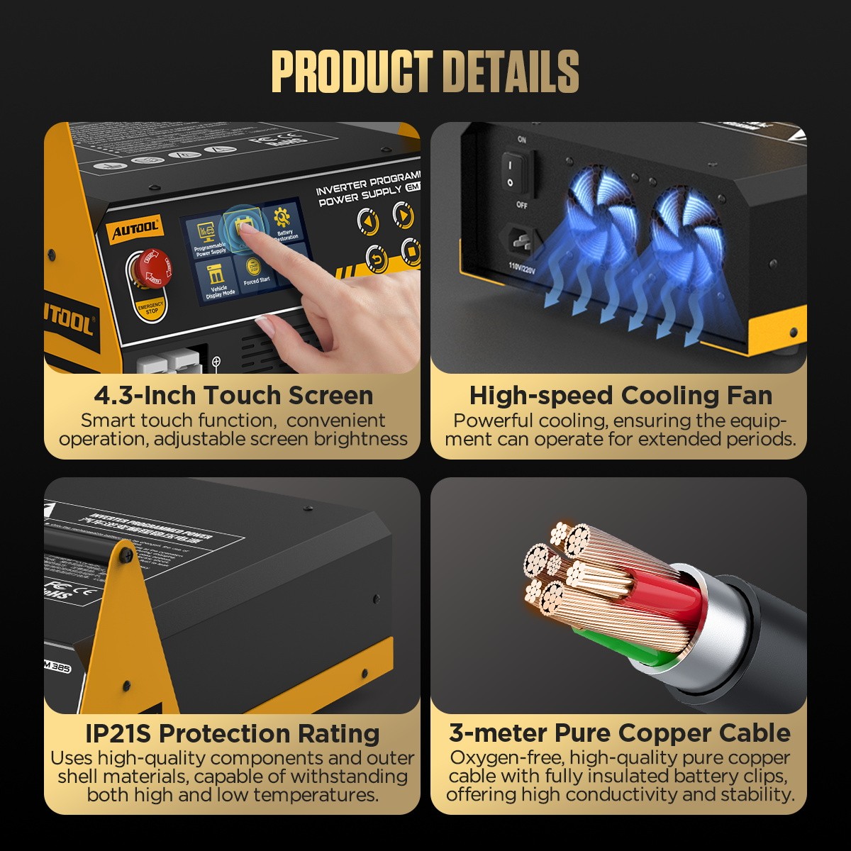 Reprogramming Power Supply ECU Battery Charger Stable +Trolley Cart Rolling Tool