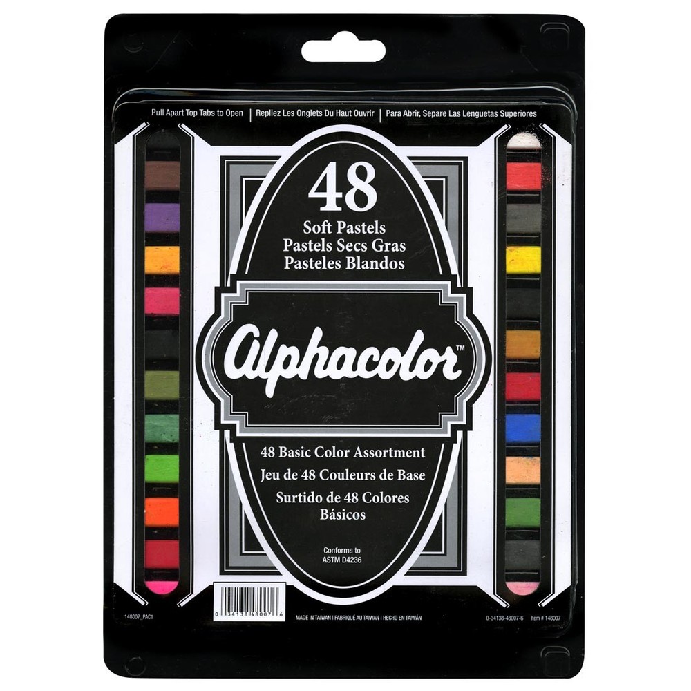 Alphacolor Soft Pastels 48-Color Set
