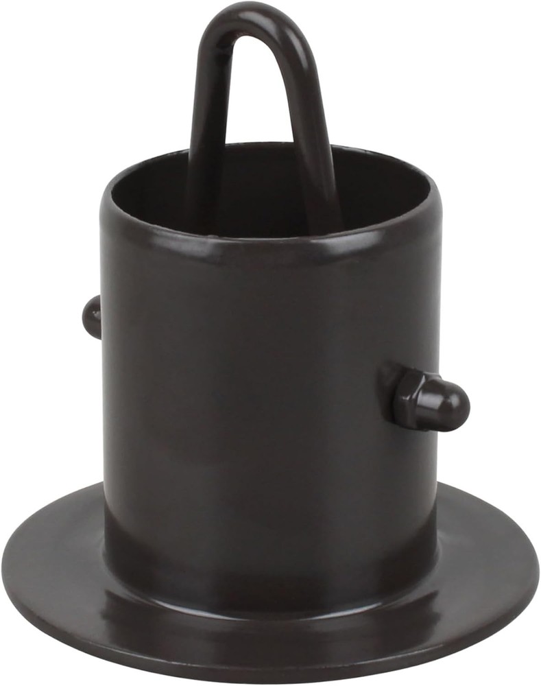 Efficient Black Aluminum Rain Chain Gutter Adapter - Easy Installation 55mm