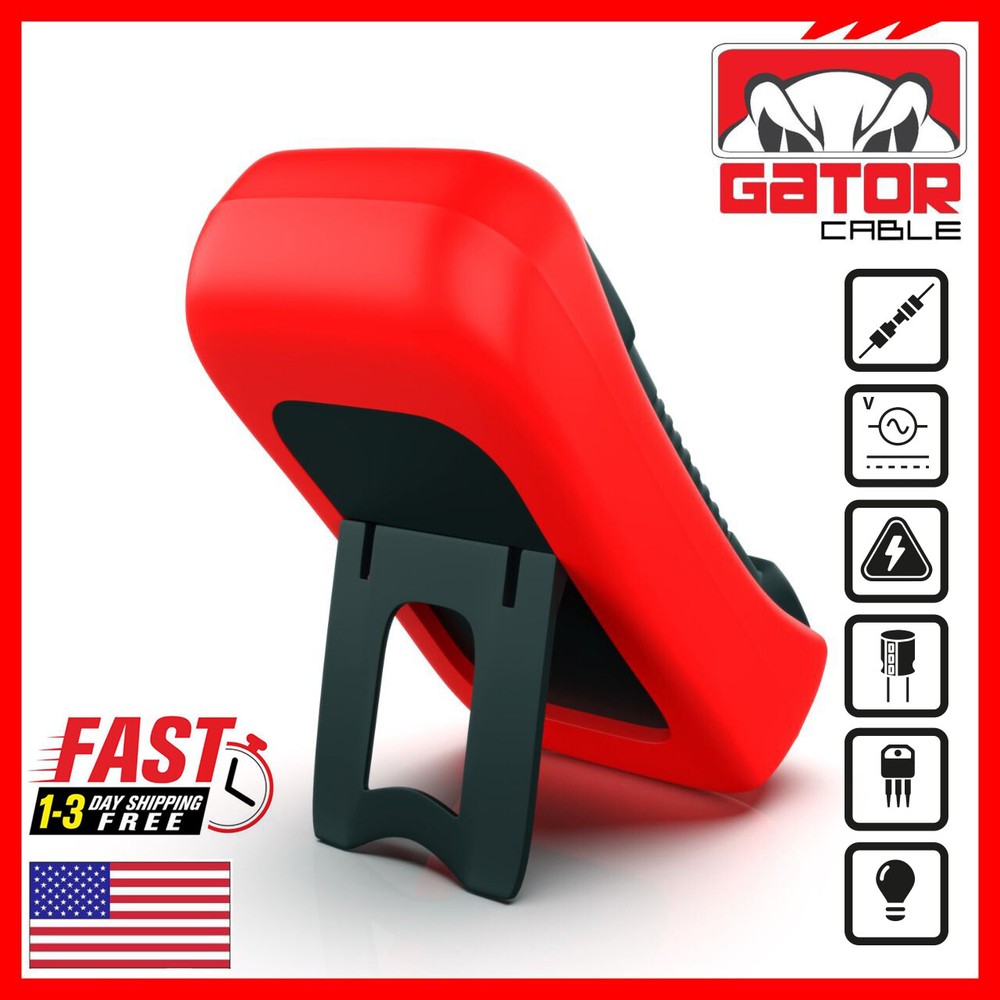 Digital Multimeter AC DC Voltmeter Ammeter Ohmmeter Volt Tester Meter 9V Power