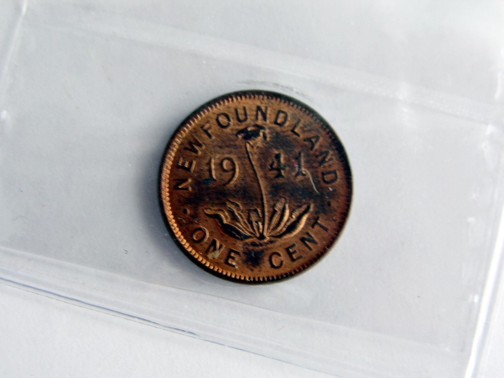1941 Newfoundland One Cent - ICCS - MS-63 Red