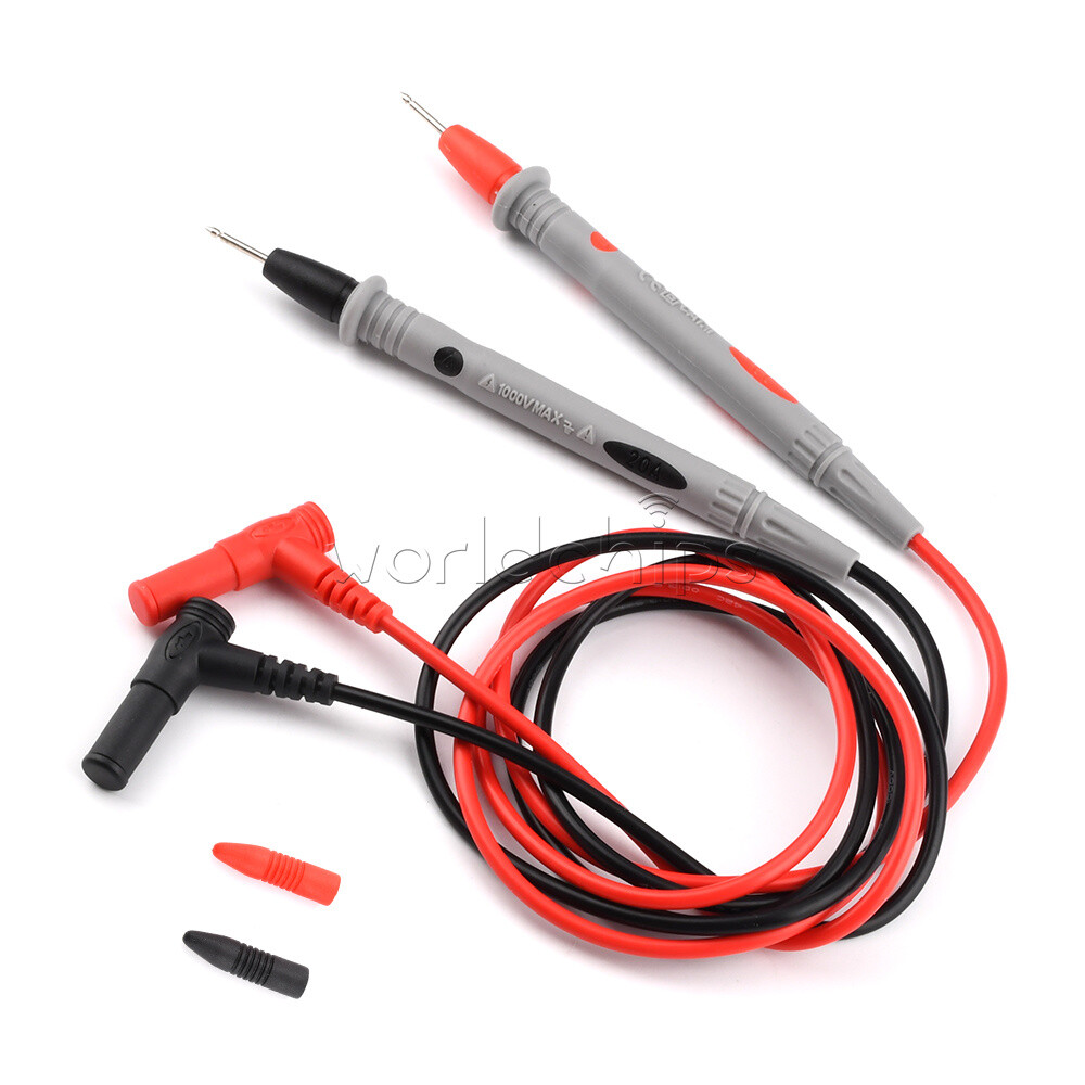 1000V 20A Universal Digital Multimeter Probe Test Leads Pin Needle Tip Probe