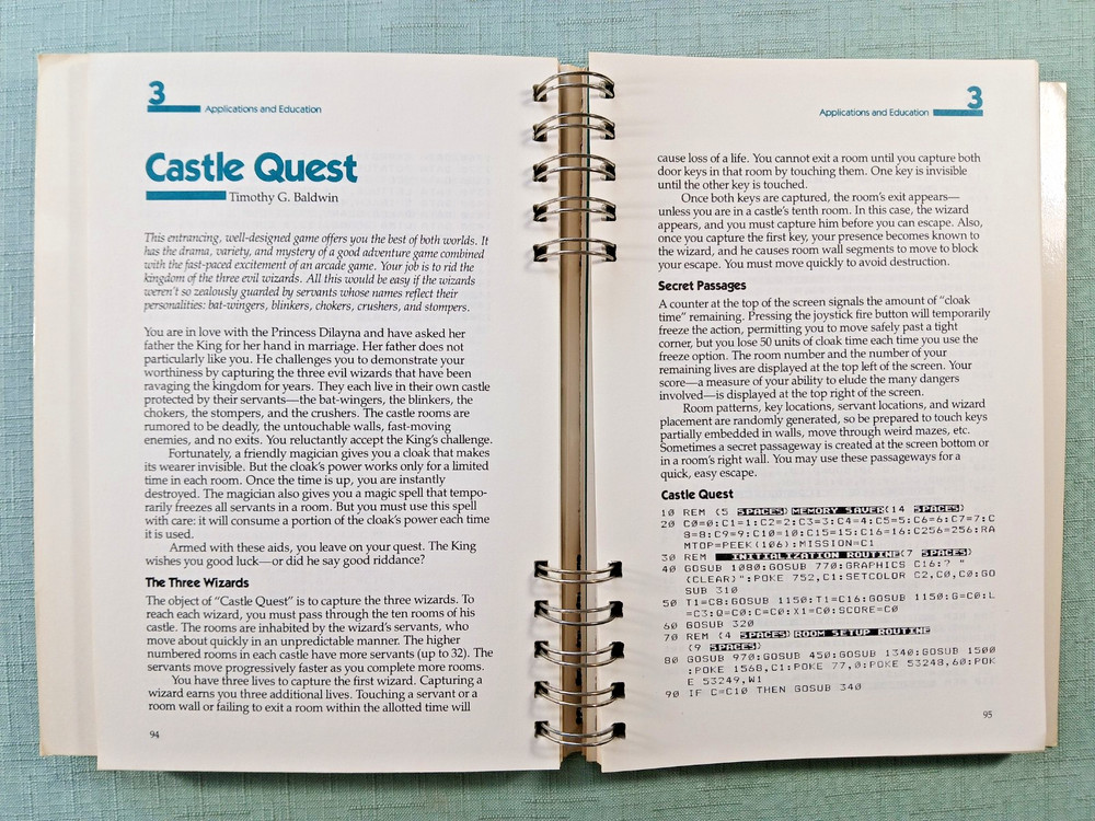 Compute!'s Third Book of Atari XL Compatible Version 1984 RARE