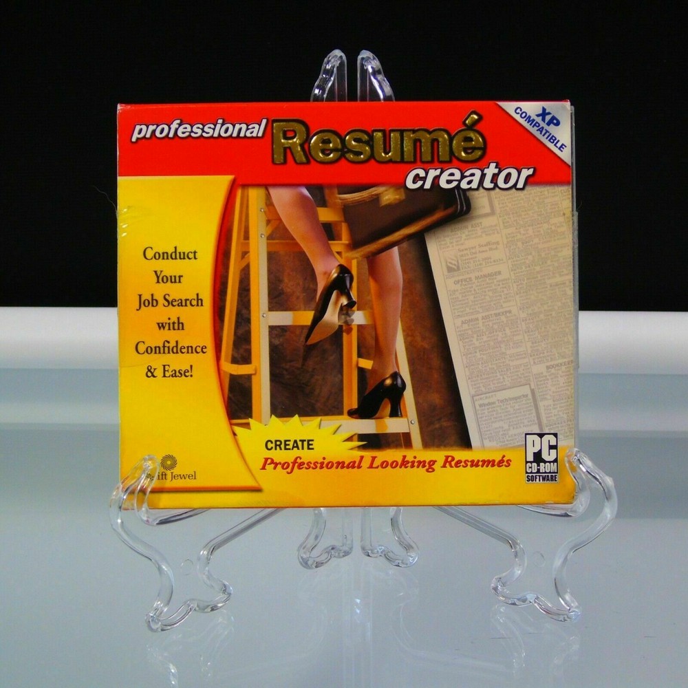 Professional Resume Creator COSMI 2003 PC CD ROM Software