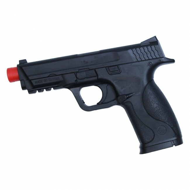Practice Black Training Gun M&P Replica Polypropylene 9 Inches Rubber Plastic