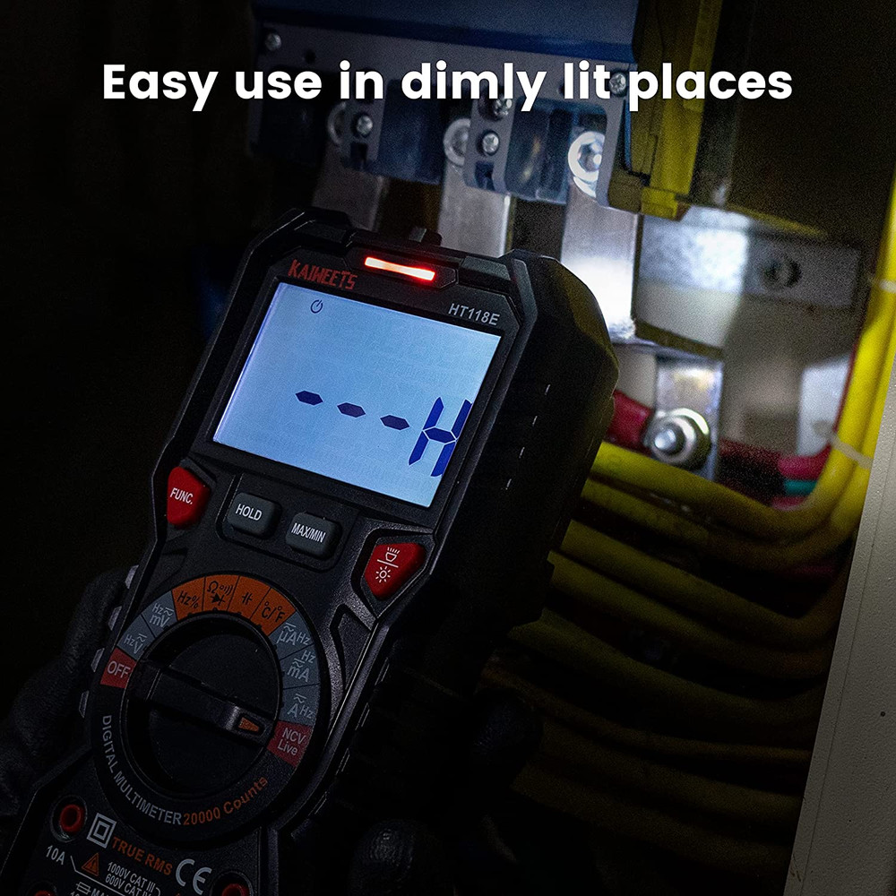 HT118E Digital Multimeter TRMS 20000 Counts with Higher Resolution Auto-Ranging