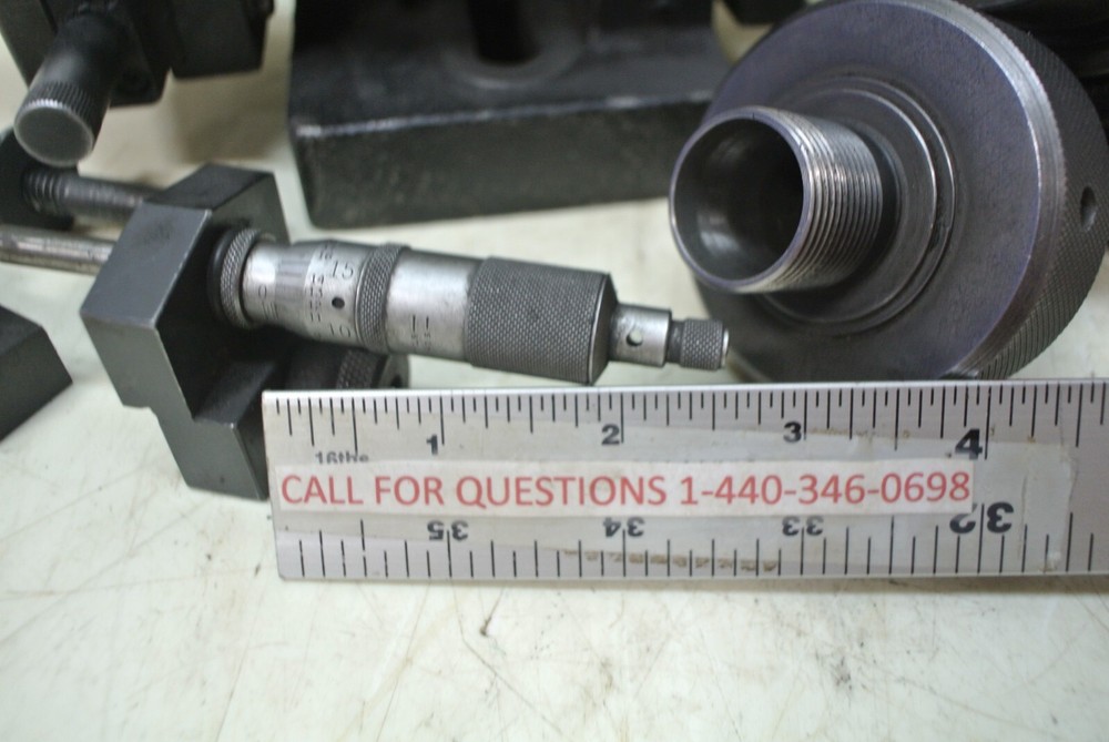 Weldon 200 Sharpening Fixture W/ Tooling & Box. VGC. Nice Machine Shop Mill Tool