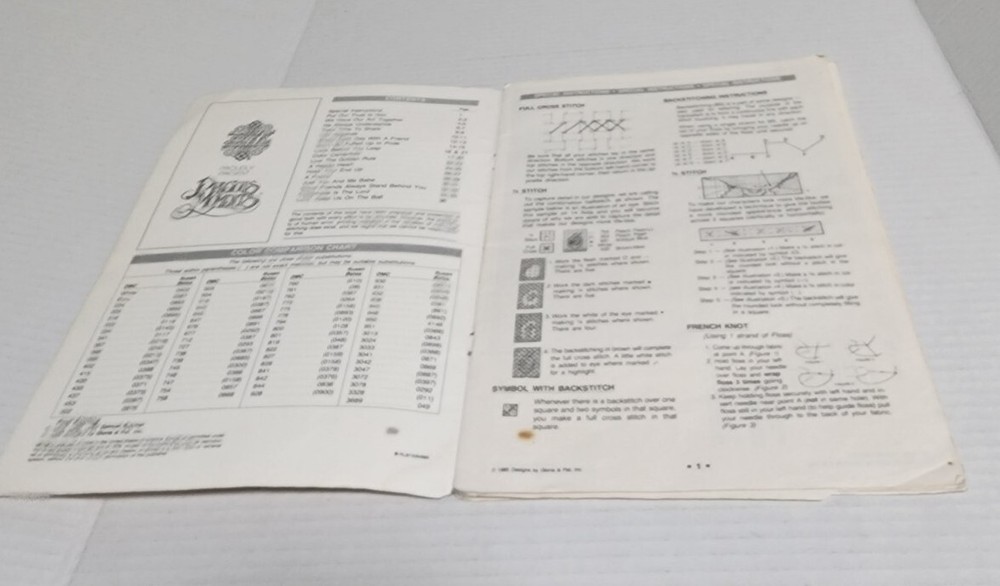 Precious Moments needle point pattern