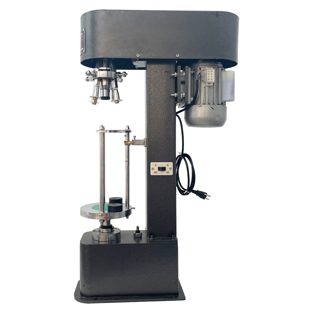 Semi-auto Capper Bottle Locking Machine Aluminum Cap Screw Capping Machine 110V