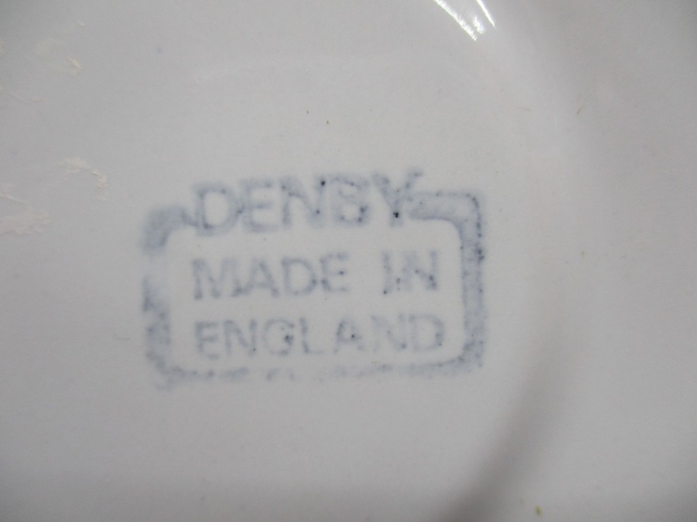 DENBY VANILLA - 2 CUPS & SAUCERS - 2 5/8" 0708F