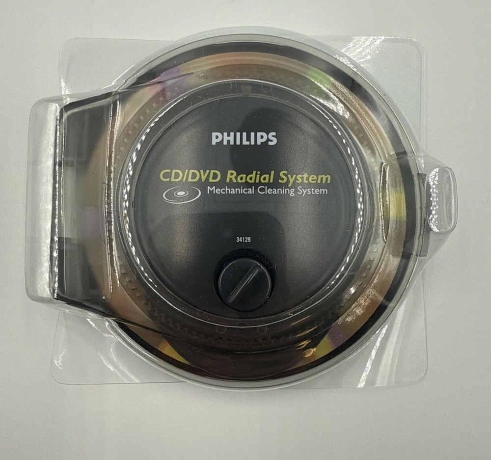 Philips CD/DVD Radial System Game Disc Cleaner