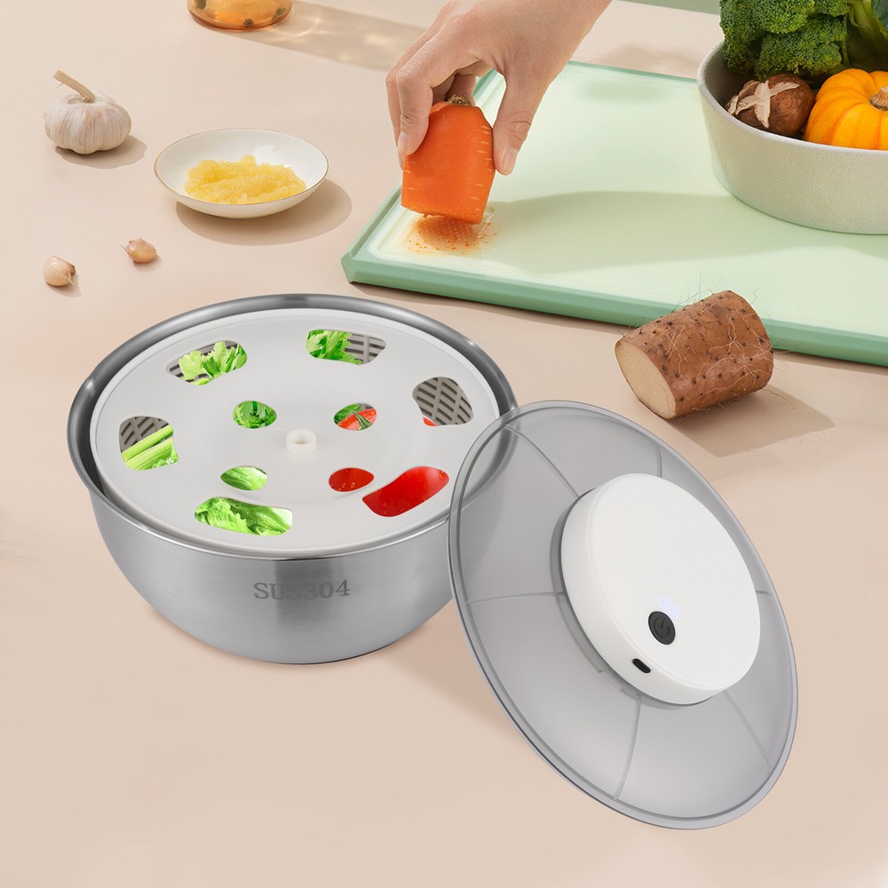 Electric Vegetable Dehydrator Salad Spinner Fruit Vegetable Washer Dryer Machine