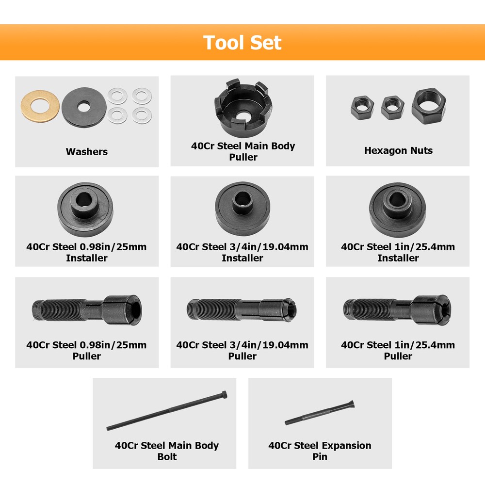 Harley Wheel Bearing Tool Puller Removal Installation Tool For Harley Davidson