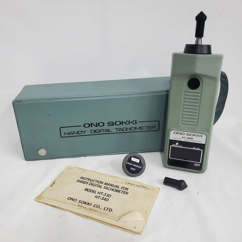 Ono Sokki Handy Digital Tachometer HT-330