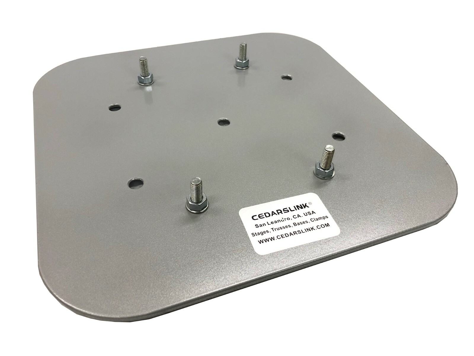 2 DJ Lighting 3.28 ft Bolted Aluminum 8"x8" Truss Light Weight Dual Totem System