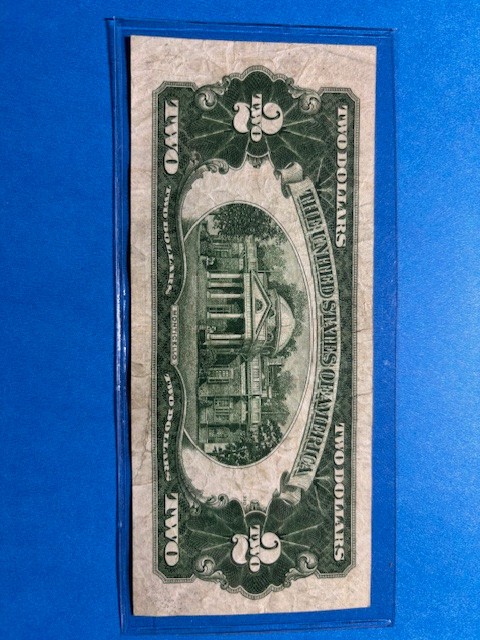1928 $2 Jefferson Note (Red Seal) E14831128A