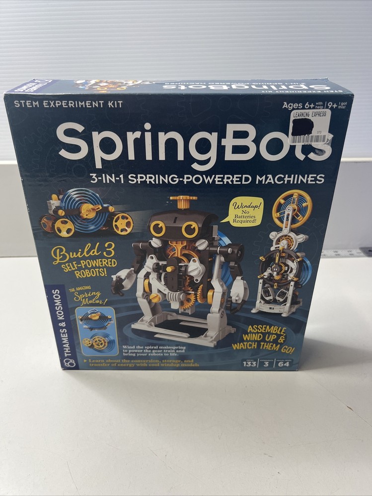 Thames & Kosmos SpringBots 3-in-1 Spring-Powered Machines [THK550038]