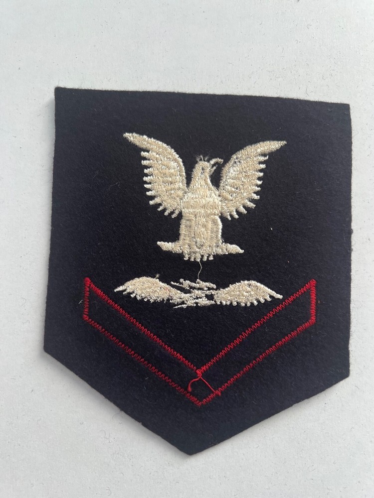 WWII USN US Navy Aviation Electronicsman Mate 3rd Class Rate Patch