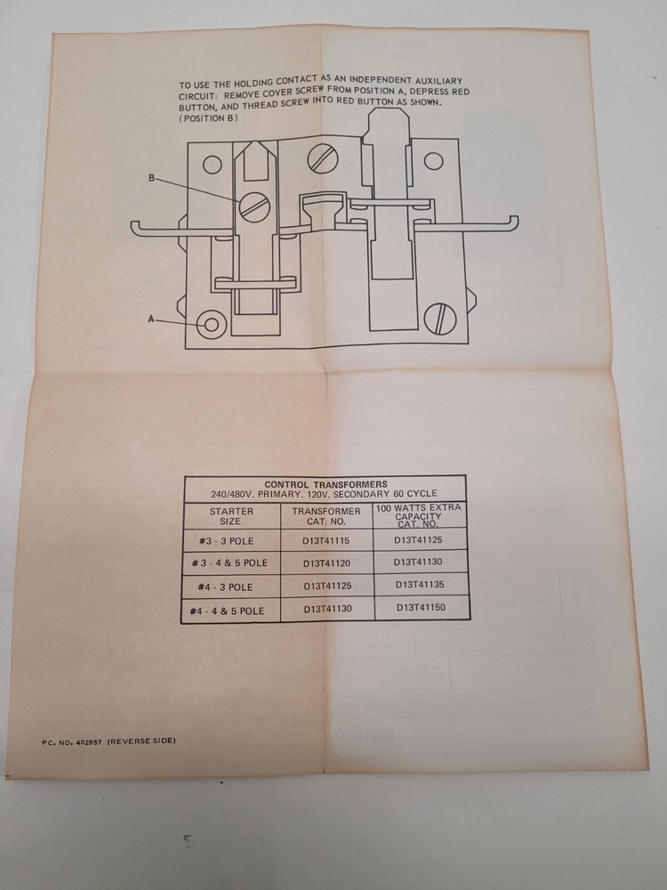 ITE/Gould G105E486 CLASS G10 Operating Coil