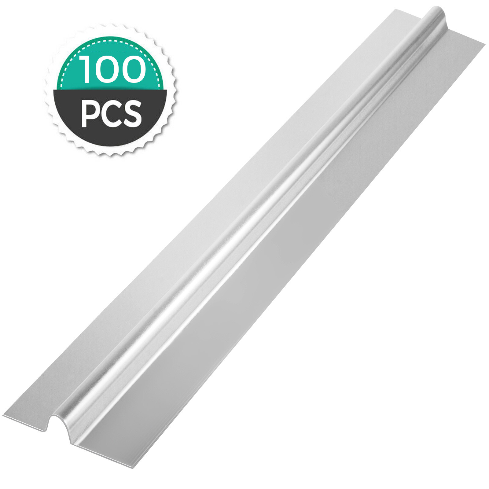VEVOR 100pcs - 4' Aluminum Radiant Floor Heat Transfer Plates for 1/2" PEX USA