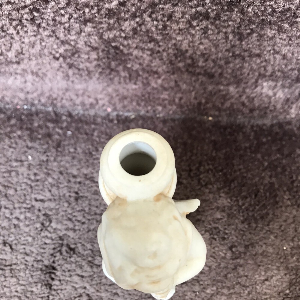 Ceramic 4” Baby Trumpet David Column Candlestick