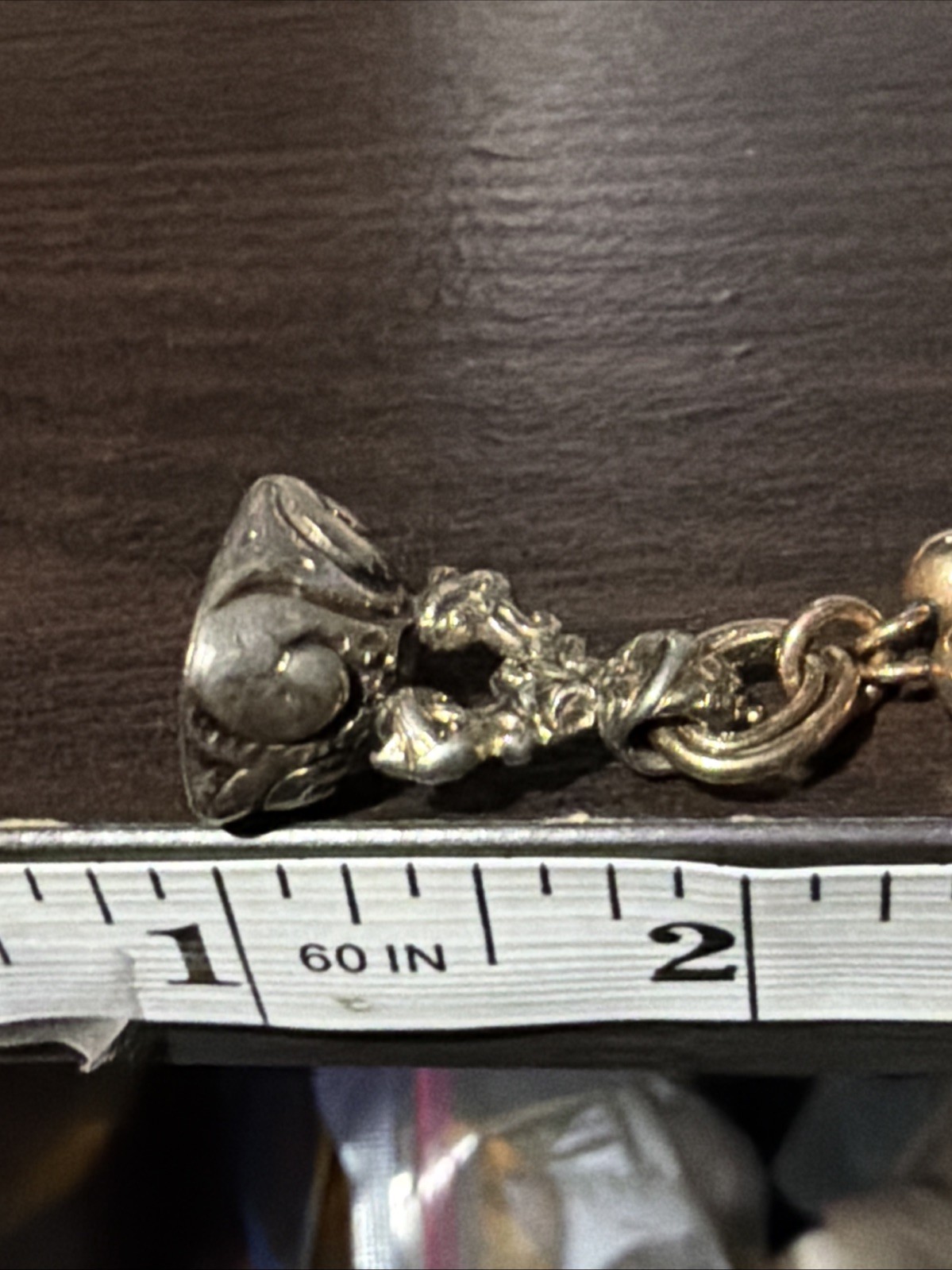 Victorian RFS Gold Tone Rope Link Watch Slider Chain Old Carnelian Fob 14k Tbar