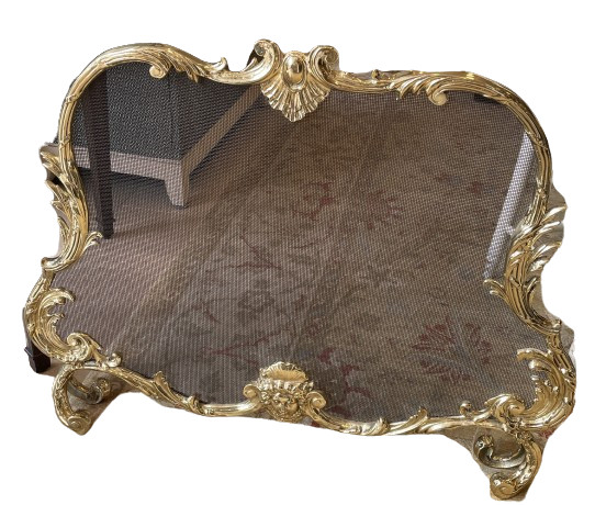 French Rococo Fireplace Screen