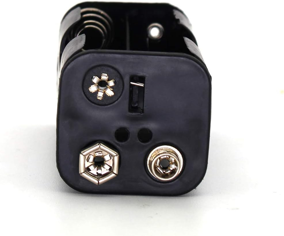 Two Layers 4 X 1.5V (6V) AA Battery Holder Case with 9V I Type Standard Snap Cli
