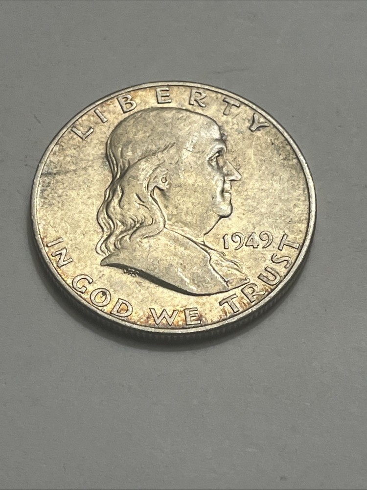 1949-S San Francisco Franklin Half Dollar, US 50c Silver Coin