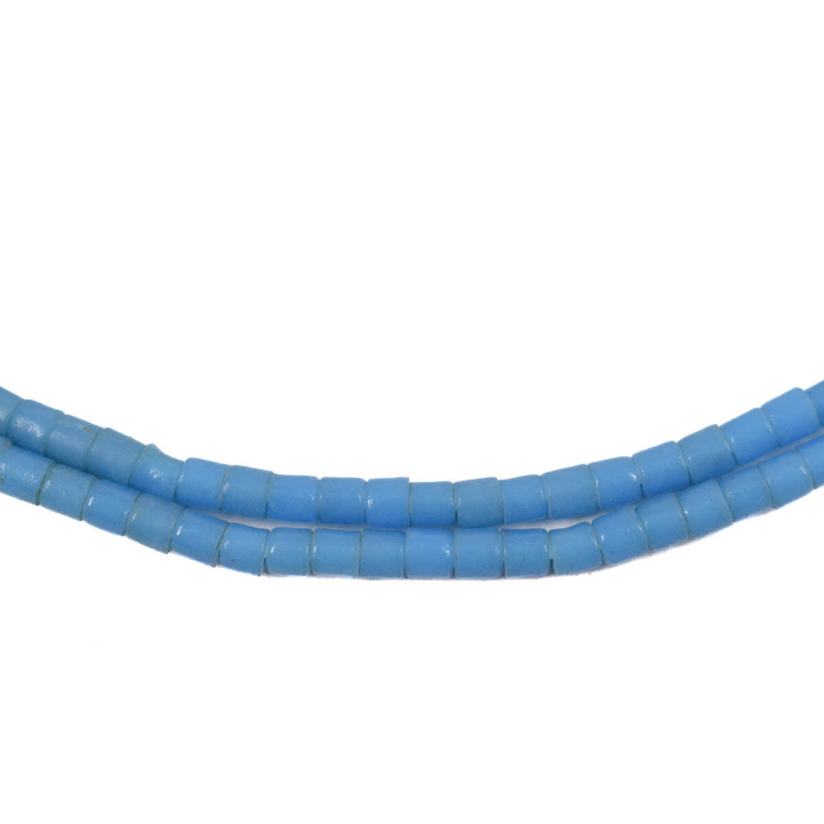 Turquoise Blue Tile Trade Beads