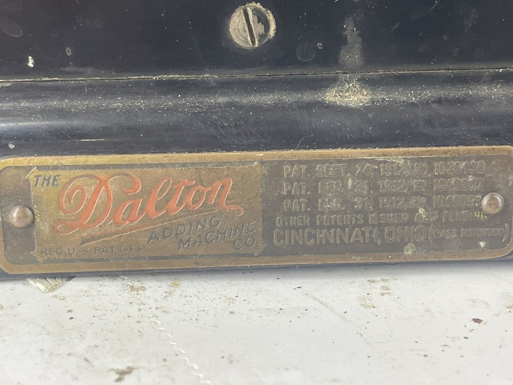 Vintage Dalton Adding ,listing & Calculating Machine (Very Heavy)