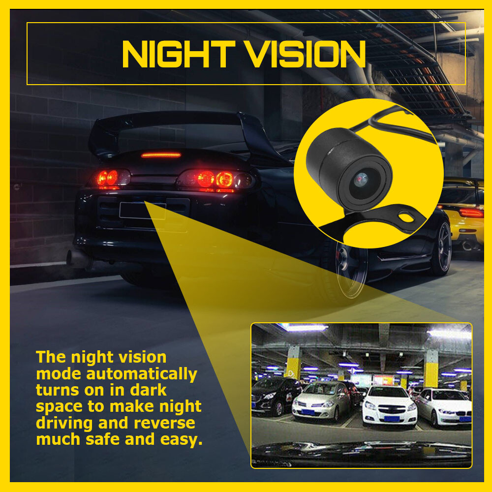 170° CMOS Night Vision Car Front/Side/Rear Reverse View Backup HD Camera Parking