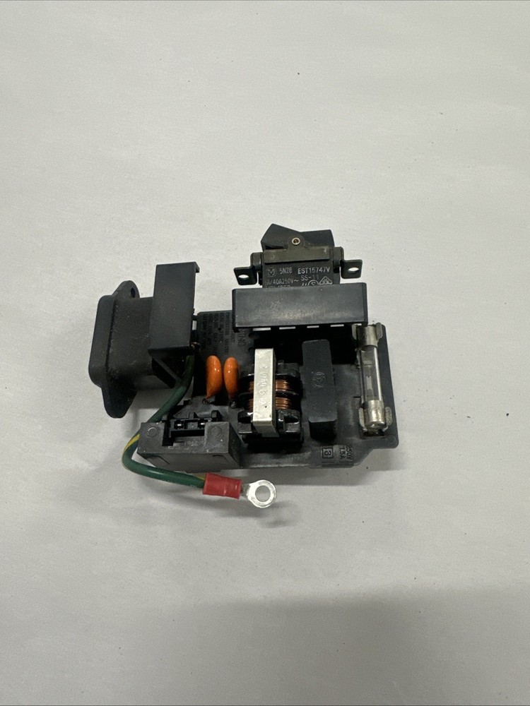 Okidata Microline 320 9 Pin Printer Power Button And Plug Connector - Tested