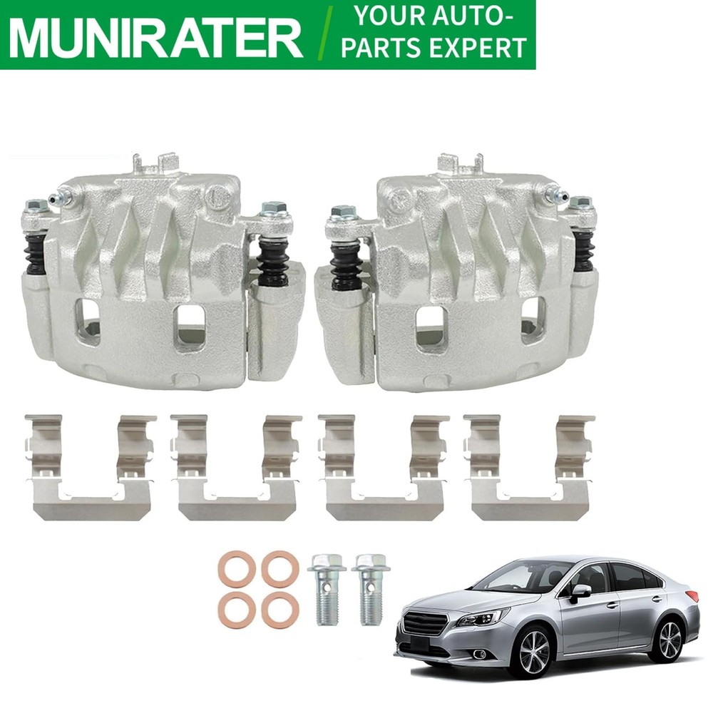 2PCS Front Brake Calipers for Legacy Outback 2002-2014