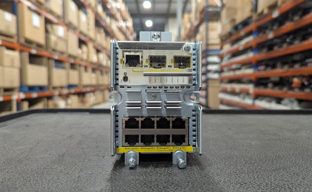 Cisco GRWIC-D-ES-2S-8PC EtherSwitch Expansion Module for CGR 2010