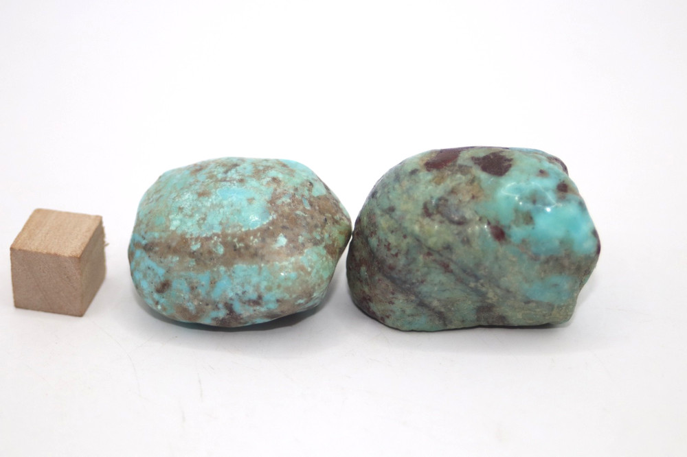 Arizona Turquoise Rough-  46.7 grams. stabilized.