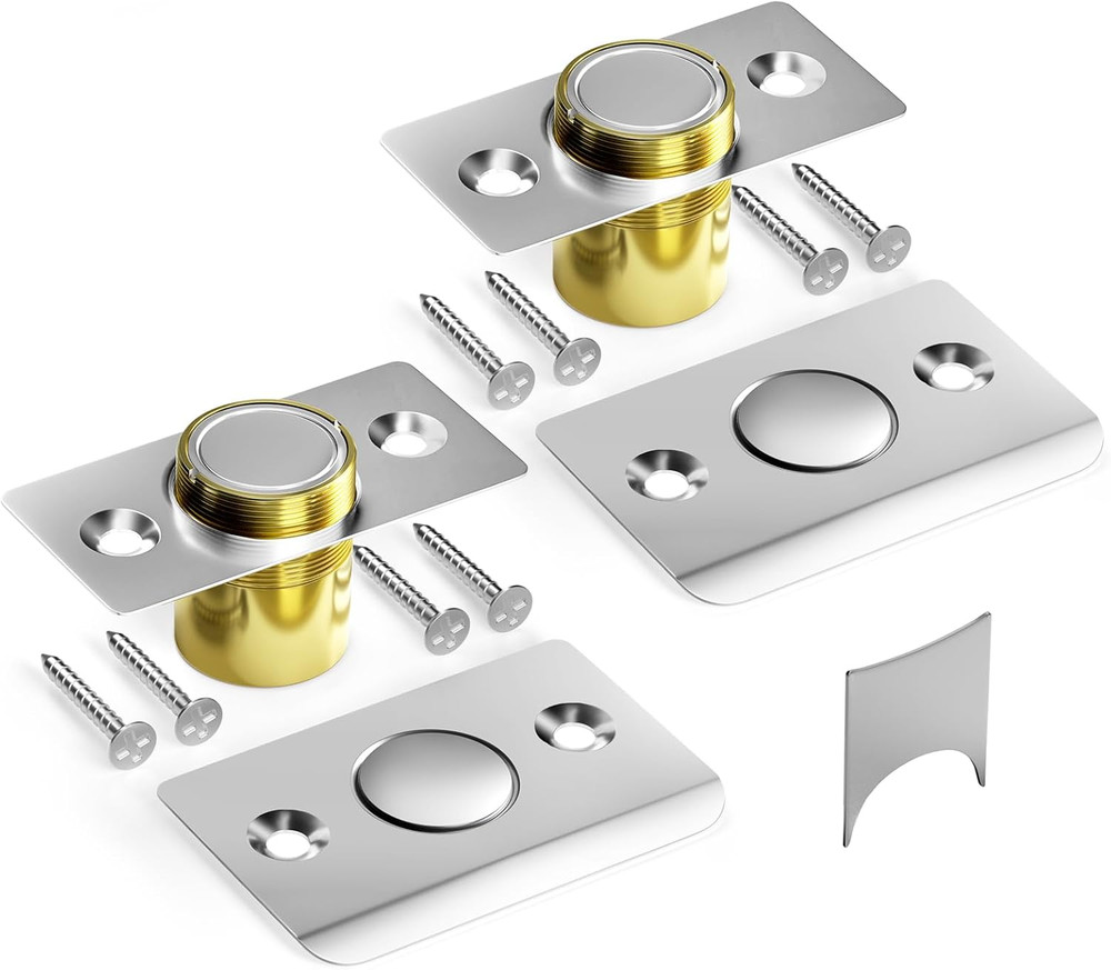 Silent Ball Catch, Adjustable Strong Magnet Door Catch，Using Noise Free, Replaci