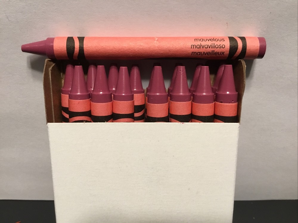 (16) Crayola Crayons (mauvelous) BULK
