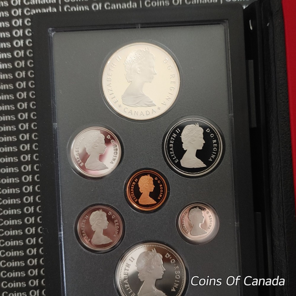 1985 Canada 7 Coin Proof Set - With Special Edition Silver Dollar #coinsofcanada