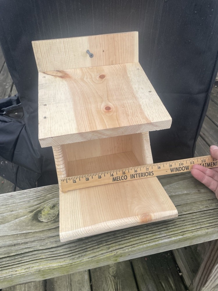 Pine Wood Robin Nesting Box~Dove Nesting Box~Cardinal Home~phoebe Nesting Box