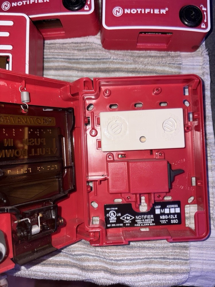 Notifier NBG-12LX Addressable Fire Alarm Pull Station