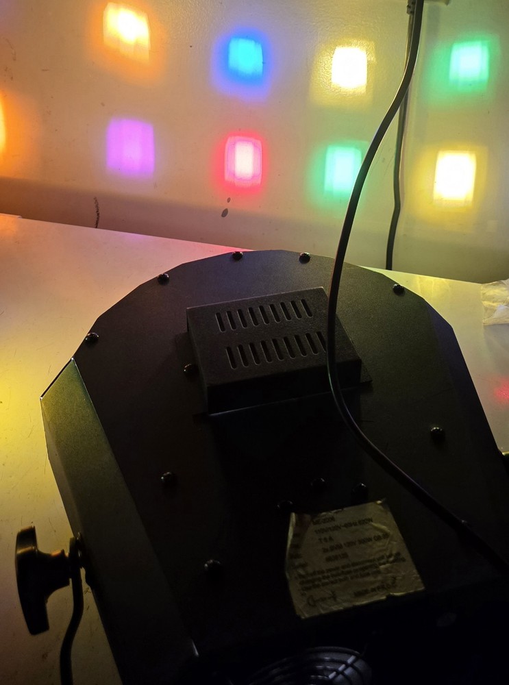 Mbt Model ME 2006 Moving Colored Light Show Strobe Adjustable Motion Control