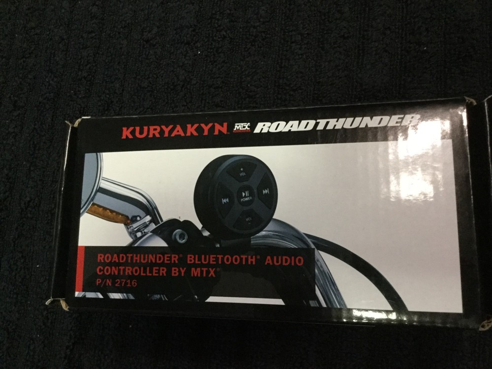 Kuryakyn Road Thunder  Motorcycle Bluetooth Audio Controller from MTX
