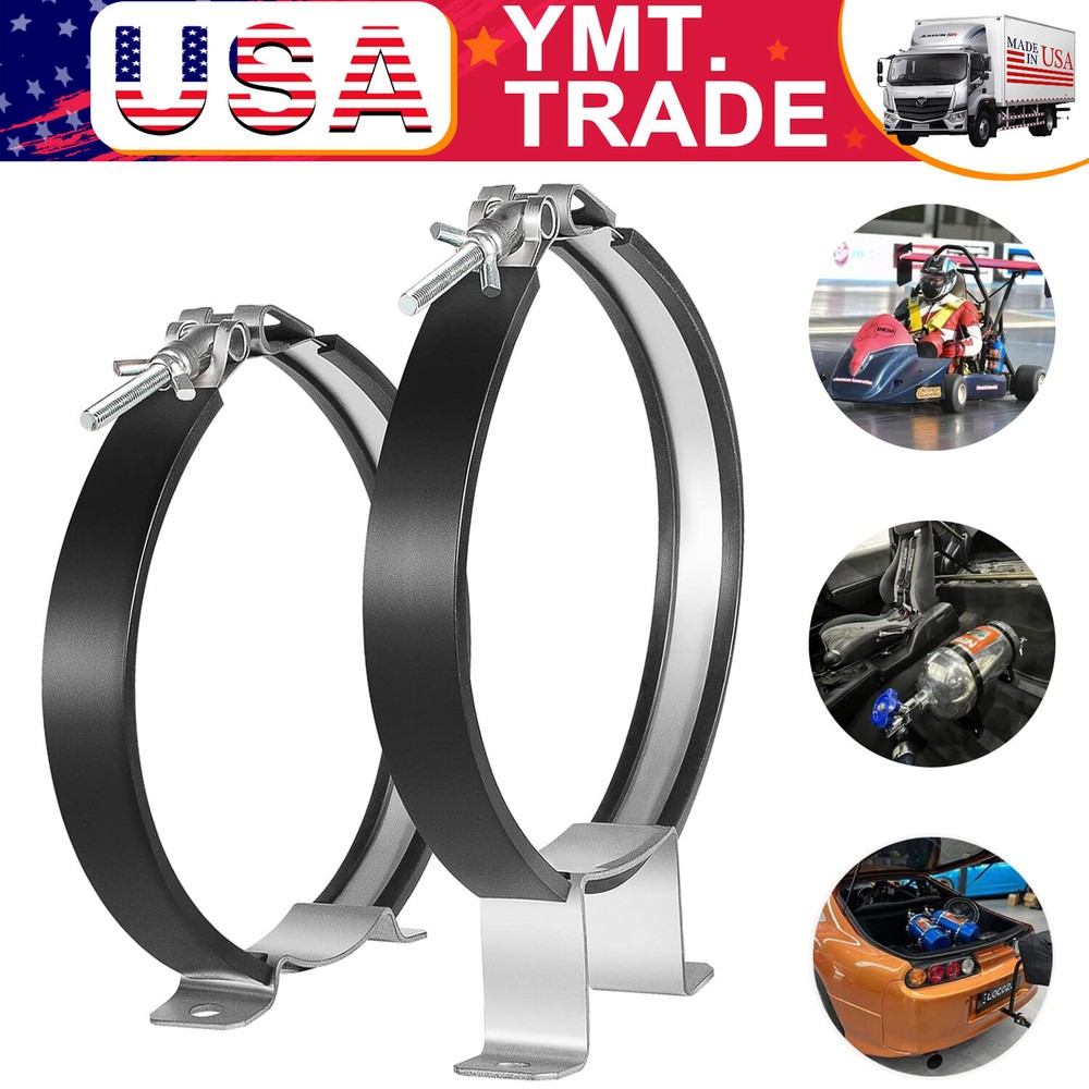 For 10LB 15LB Nitrous Bottle 7'' Nitrous Oxide Bottle Bracket Mount Kit 82013