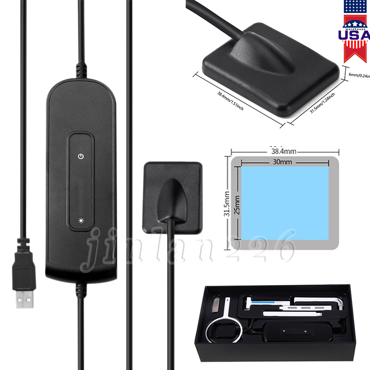 Intra Oral Rayos X Dental ray Sensor With SoftwareImage Sensor Size 2