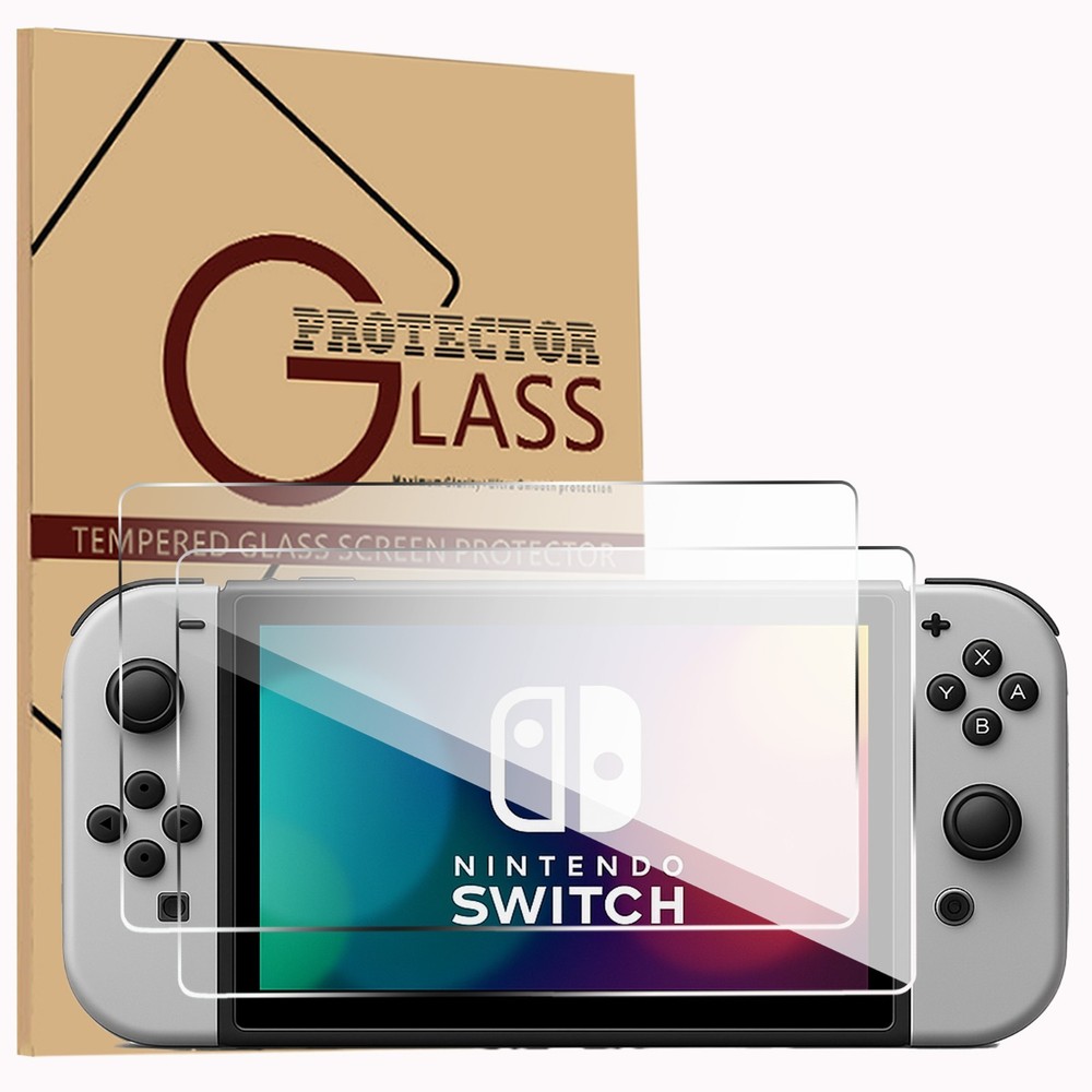 2-Pack Tempered Glass Screen Protector For Nintendo Switch 2 2025 – HD Clear